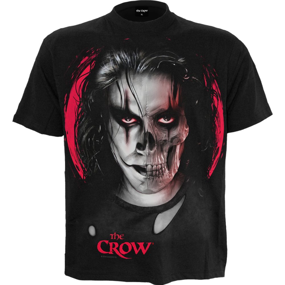Spiral The Crow - The Crow Skull Face Herren TShirt - Schwarz